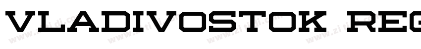 Vladivostok Regular字体转换